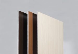 Fire resistant decorative panel with layered core structure used in interior and commercial wall applications