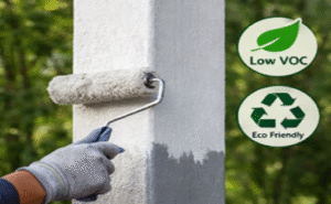 Low VOC fire protection coating applied on structural steel in India